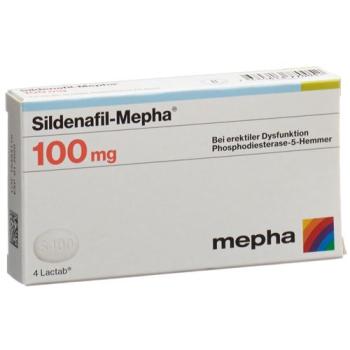Sildenafil-Mepha Lactab 100 mg 4 pcs