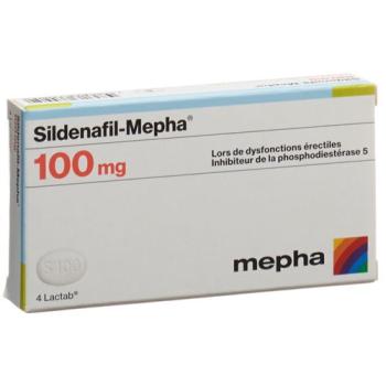 Sildenafil-Mepha Lactab 100 mg 12 pcs