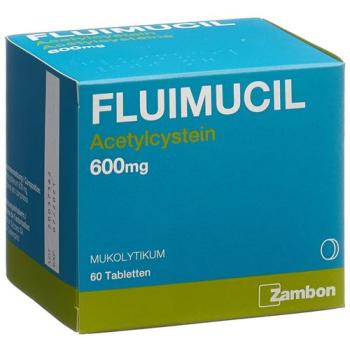 Fluimucil Tabl 600 mg 60 pcs