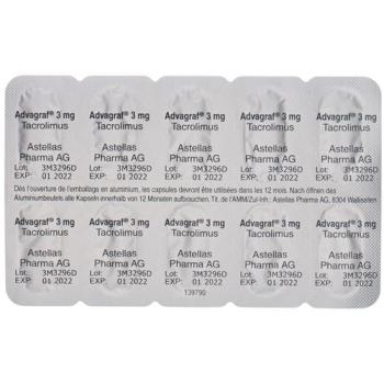 Advagraf Ret Kaps 3 mg 50 pcs