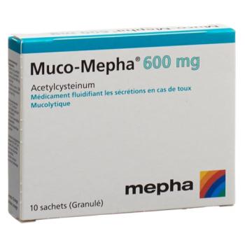 Muco-Mepha Gran 600 mg bag 10 pcs