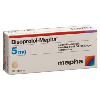 BISOPROLOL MEPHA TABL 5 MG 100 PCS