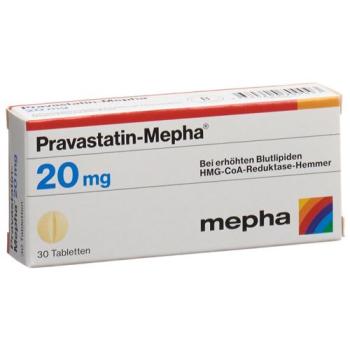 Pravastatin-Mepha Tabl 20 mg 100 pcs