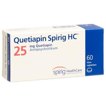 Quetiapine Spirig HC Filmtabl 25 mg 60 pcs