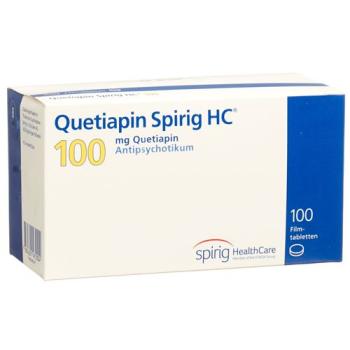 Quetiapine Spirig HC Filmtabl 100 mg 100 pcs
