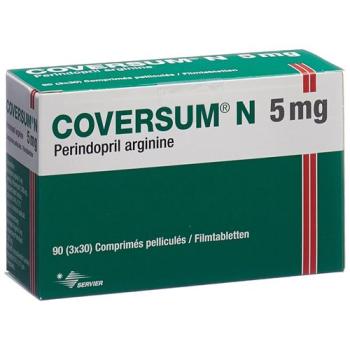 Coversum N film tabl 5 mg bottle 90 pcs