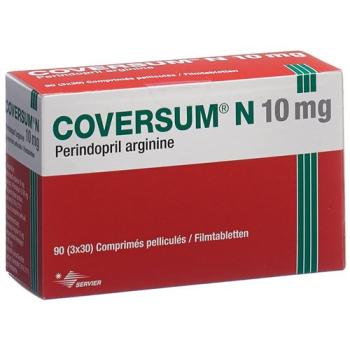 Coversum N film tabl 10 mg bottle 90 pcs