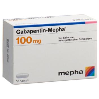 Gabapentin-Mepha Kaps 100 mg 100 pcs