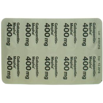 Gabapentin-Mepha Kaps 400 mg 100 pcs