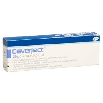 Caverject dry sub 20 mcg with solvent syringe Durchstf