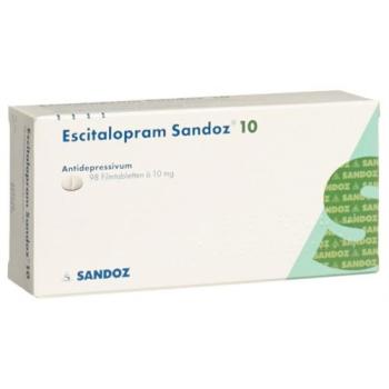 Escitalopram Sandoz film tablets 10 mg 98 pcs