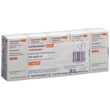 CARBOSTESIN ADRE 0,5% 20ML  KK