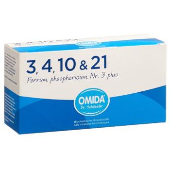 Omida Schuessler Nr3 Ferrum phosphoricum plus Plv Btl 12 pcs
