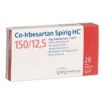 Co-Irbesartan Spirig HC Filmtabl 150/12.5mg 28 pcs