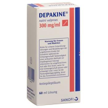 Depakine L&ouml;s 300 mg/ml bottle 60 ml