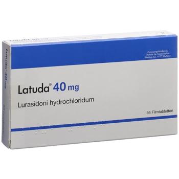 Latuda Filmtablet 40 mg 56 pcs