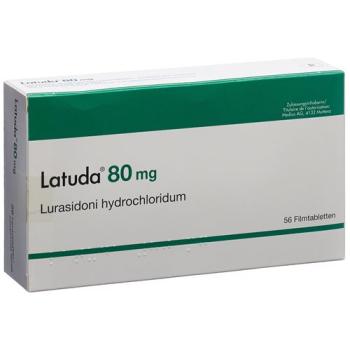 Latuda Filmtablet 80 mg 56 pcs