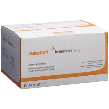 Seebri Breezhaler Inh Kaps 50 mcg 3 x 30 pcs