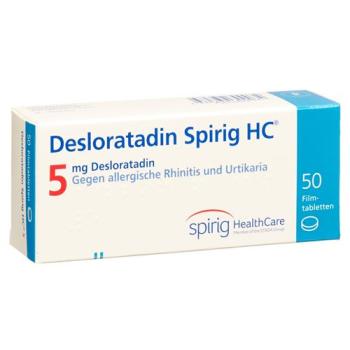 Desloratadine Spirig HC Filmtabl 5 mg 50 pcs
