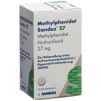 Methylphenidate Sandoz Ret Tabl 27 mg 30 pcs