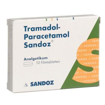 Tramadol-paracetamol Sandoz 37.5/325mg 10 Stück