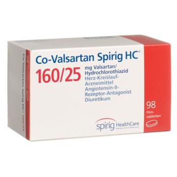 CO Valsartan Spirig 160/25 98 filmtablets