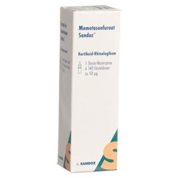 Mometasone furoate Sandoz nasal spray 50 mcg dosage spray 140 doses