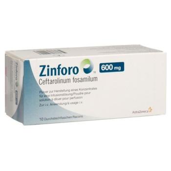Zinforo dry sub 600 mg i.v. Penetration 10 pcs