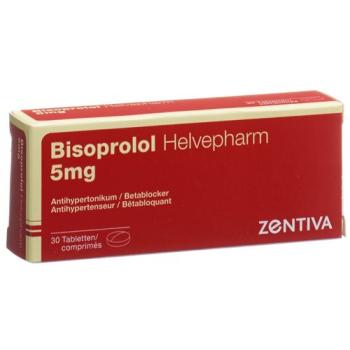 Bisoprolol Helvepharm Tabl 5 mg 30 pcs