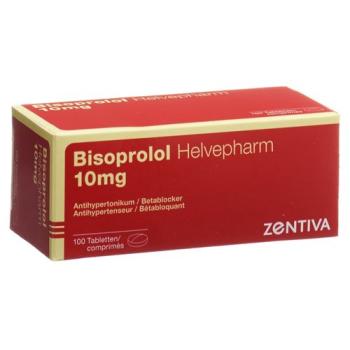 Bisoprolol Helvepharm Tabl 10 mg 100 pcs