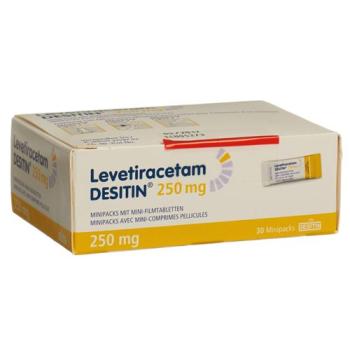 Levetiracetam DESITIN Minipacks of Mini Film-Coated Tablets 250mg Bt