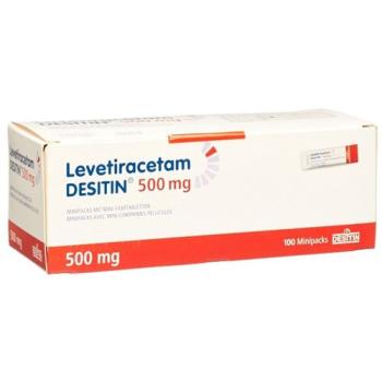 Levetiracetam DESITIN Minipacks of Mini Film-Coated Tablets 500mg Bt