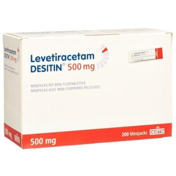 Levetiracetam DESITIN Minipacks of Mini Film-Coated Tablets 500mg Bt
