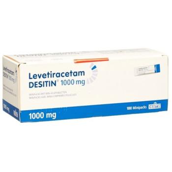 Levetiracetam DESITIN minipacks of mini film-coated tablets 1000mg B