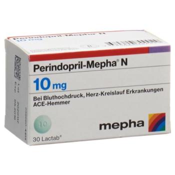 Perindopril-Mepha N Lactab 10 mg Ds 90 pcs