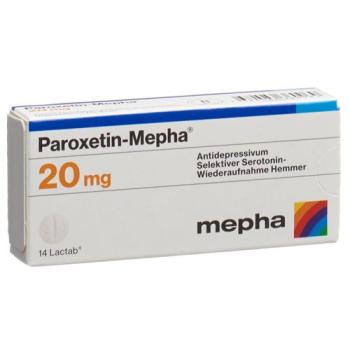 Paroxetine-Mepha Lactab 20 mg 14 pcs