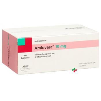 Amlovasc 10 mg 100 tablets