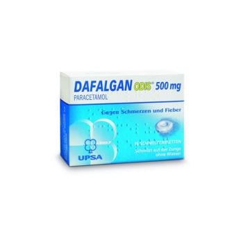 Dafalgan Odis Melting Tabl 500 mg Ds 16 pcs