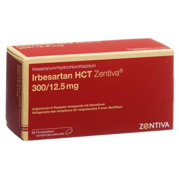 Irbesartan HCT Zentiva Filmtabl 300/12.5mg 98 pcs