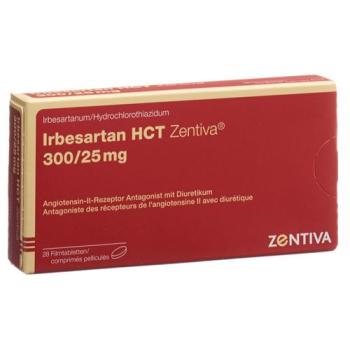 Irbesartan HCT Zentiva Filmtabl 300/25mg 28 pcs