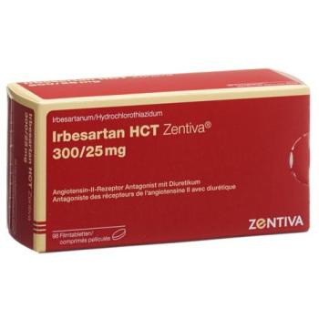 Irbesartan HCT Zentiva Filmtabl 300/25mg 98 pcs