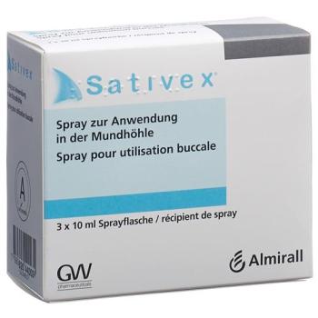 Sativex L&ouml;s for use in the oral cavity 3 Spr 10 ml