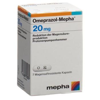 Omeprazol-Mepha Kaps 20 mg bottle 14 pcs