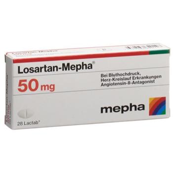 Losartan-Mepha Lactab 50 mg 98 pcs