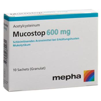 Mucostop Gran 600 mg 10 pcs