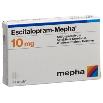 Escitalopram-Mepha Lactab 10 mg 14 pcs