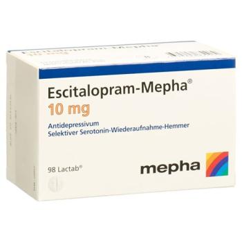 Escitalopram-Mepha Lactab 10 mg 98 pcs