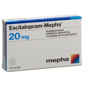 Escitalopram-Mepha Lactab 20 mg 98 pcs