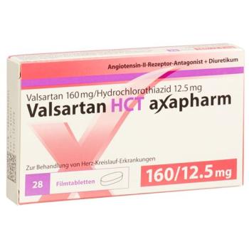 Valsartan HCT Axapharm film tablets 160/12.5 98 pcs