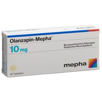 Olanzapin-Mepha Tabl 10 mg 98 pcs